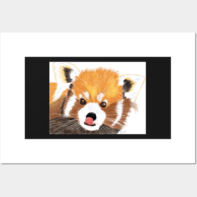 Red panda Wall Art by lauramcart